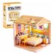 DIY Miniatuur Slaapkamer Knutselset, Diorama, Poppenhuis, 96 onderdelen