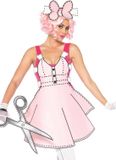 Leg Avenue Paper Doll Kostuum - Maat M - Roze
