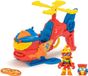 Super Things Pizzacopter - Hélicoptère - Inclusief Figuren - Rouge/Jaune/Vert