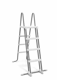 Intex 28076 Zwembadladder - Grijs - 122cm - Verwijderbare Treden