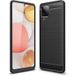 GSMnet OEM Carbone Coque pour Samsung Galaxy A12 Nacho A127 / M12 M127 / A12 A125, Noire