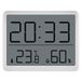 EMOS Digitale kamerthermometer en hygrometer met klok