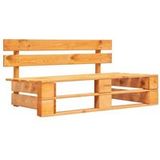 vidaXL Tuinbank pallet hout honingbruin