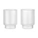 Ferm Living Verre Ripple Thermal 22 cl, lot de 2 Clair