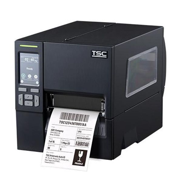 TSC MB241T Labelprinter Direct thermisch/Thermische overdracht 203 x 203 DPI 304,8 mm/sec Bedraad en draadloos Ethernet LAN Wifi Bluetooth Zwart