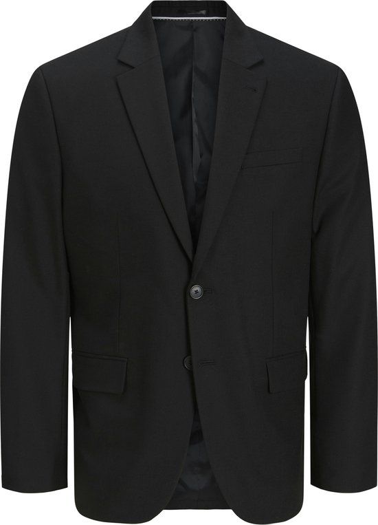 JACK&JONES JPRTHEO Blazer NOOS Heren Zwart Polyester Wol Elastaan Regular Fit