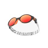 Demetz Baby zonnebril Mclip Zwart/Oranje Transparant