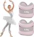 Kivora B.V. Poids réglables pour cheville, poids pour poignet, set de 2 (0,5 kg chacun), rose