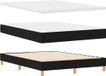 vidaXL Boxspring bed met matras en hoofdeinde Zwart 200 x 160 cm Stof