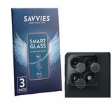 Savvies 3 Stuks Screenprotector - geschikt voor Motorola Razr Fold (ALLEEN Camera Lens) - beschermfolie glas transparant