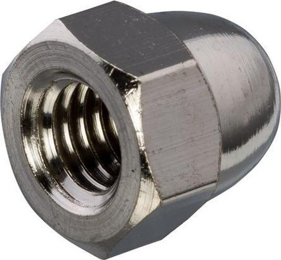 Hoenderdaal Fasteners Hoenderdaal M3 dopmoeren SW-5.5 RVS A2 100 stuks
