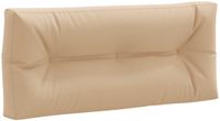 vidaXL Palletrugkussen VIANEN 100% Polyester Zand 120 x 40 x 12 cm