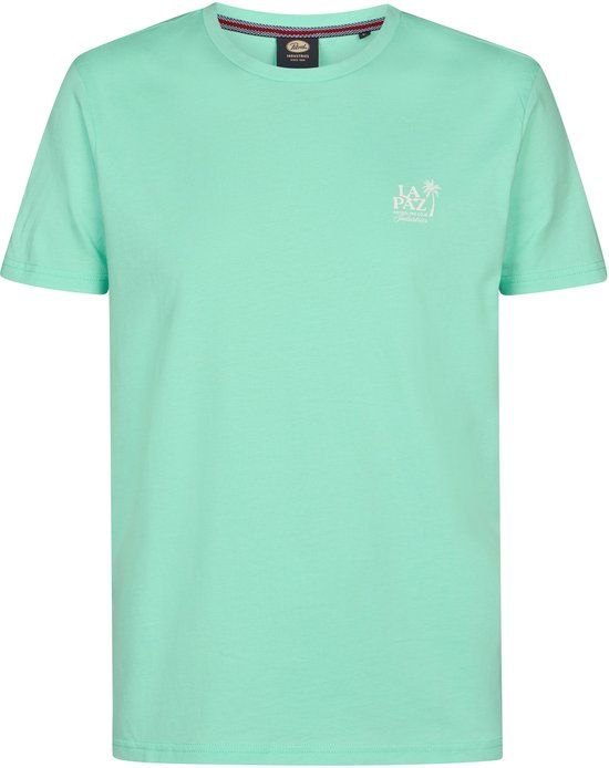 Petrol Industries Heren Jersey T-shirt EclipseNegro Groen Maat XL