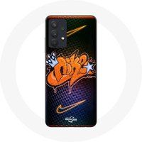 Nike Etui voor Samsung Galaxy A32 5G Logo Just do it Orange Maniacase