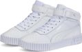 Puma Carina 2.0 Mid Hoge Sneakers Vrouwen Wit Leer Maat 37.5
