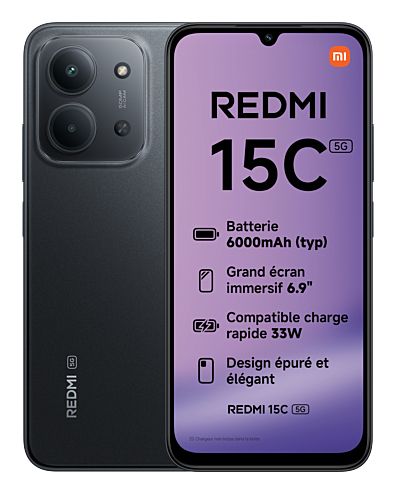 Xiaomi Redmi 15C 5G 256GB Black