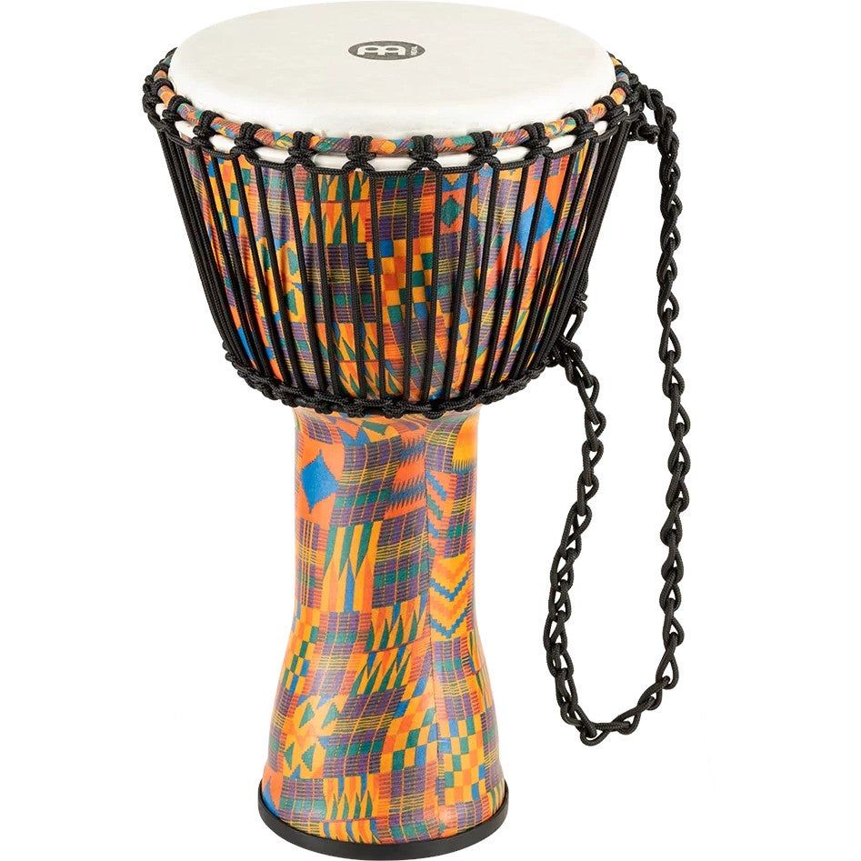 Meinl PADJ2-M-F 10" Travel Series Djembe - Kenyan Quilt