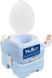 SereneLife Draagbaar Toilet, 15L Kampeertoilet