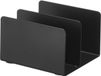 Yamazaki 1950 TOWER Plankorganizer, zwart, Staal, minimalistisch, 8x7.5x5 cm