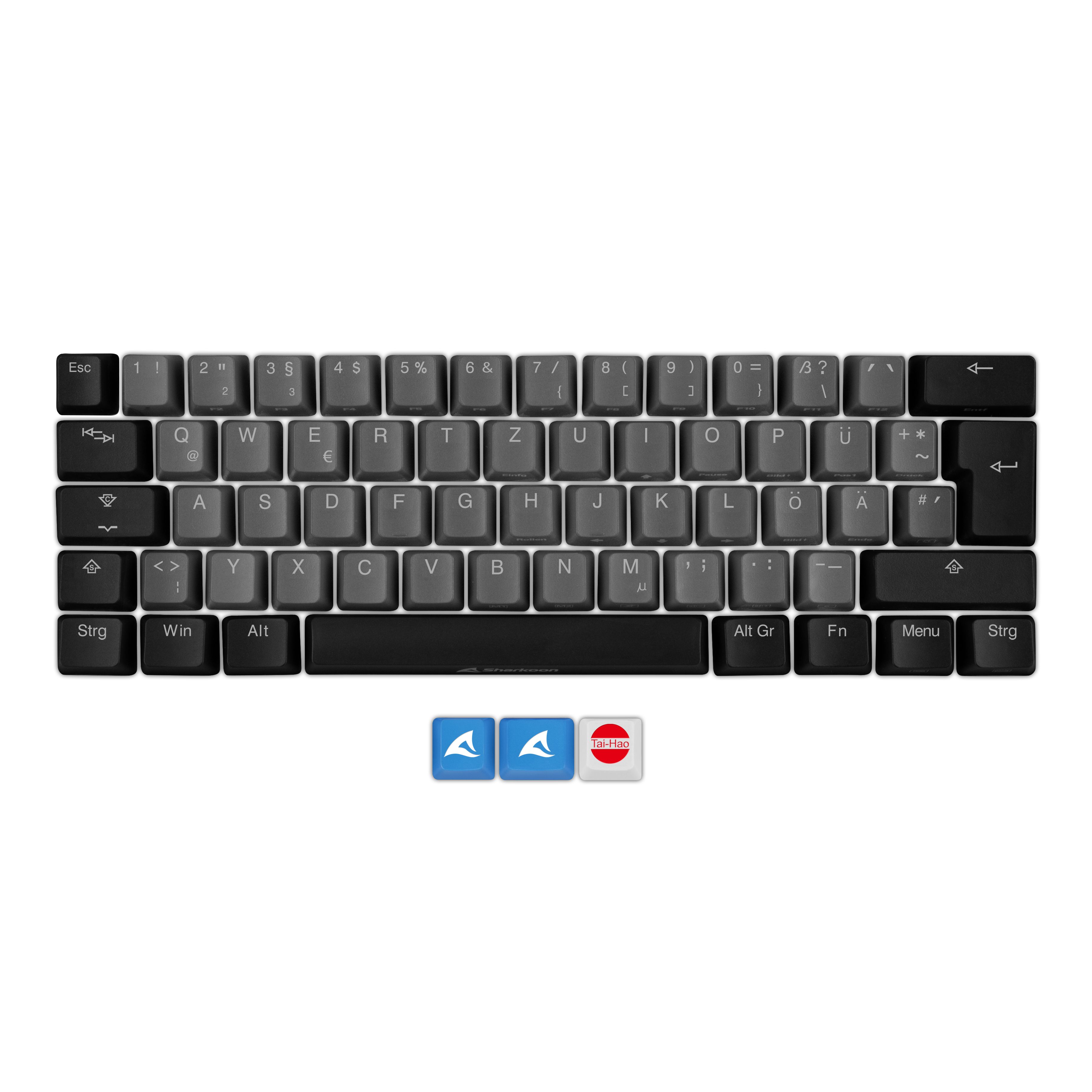 Sharkoon SKILLER SAC20 S4 - Toetsenbordaccessoire - QWERTZ