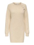 ONLY - ONLEMMA LIFE LS BUTTON ONEC DRESS CC KNT - Dames - Mini jurken