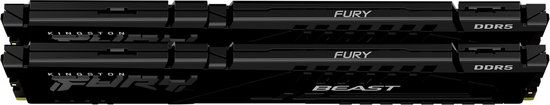 Kingston Fury Beast KF552C40BBK2-64 - RAM-geheugen - 64GB - 5200MT/s - DDR5 - DIMM - 2 x 32 GB