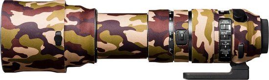easyCover Lens Oak for Sigma 150-600mm f/5-6.3 DG OS HSM S - Brown Camouflage