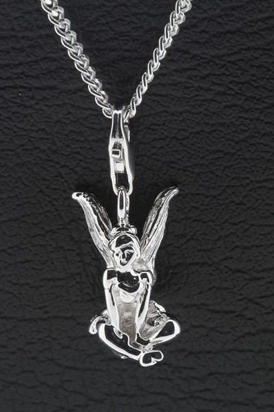 Zilveren Elf hanger én bedel - Zilver - 23 cm