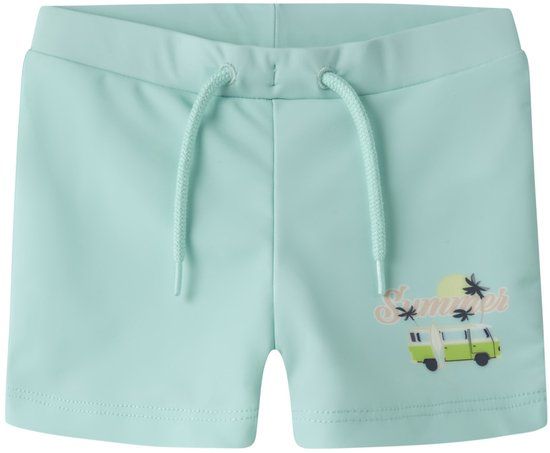 Name It Jongens Zwembroek Strak NMMZIGURT Turquoise - Maat 74/80