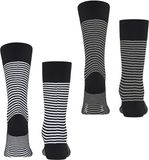 Esprit Fine Line 2-Pack Sokken Heren Veelkleurig Maat 43-46
