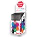 Pentel iZee BX460-A balpen, met metalen clip, brede punt, 1 mm, zwart, 48 stuks