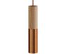 Creative Cables Tub-e14 Hout En Metalen Buis Voor Spot Met Dubbele Ring Lamphouder Goud