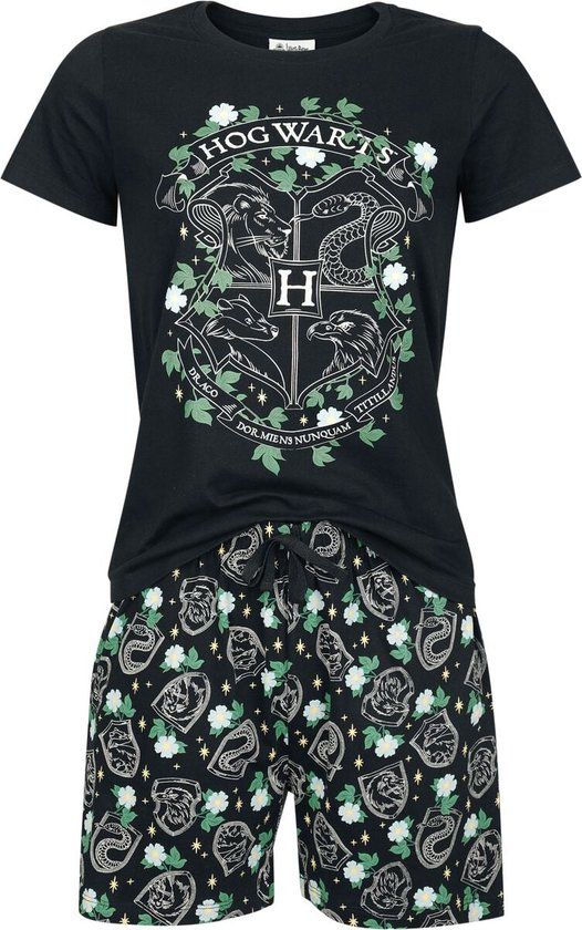 Harry Potter Hogwarts Pyjama zwart Katoen -