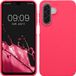 kwmobile telefoonhoesje geschikt voor Samsung Galaxy A18 4G / 5G - Back cover in neon roze