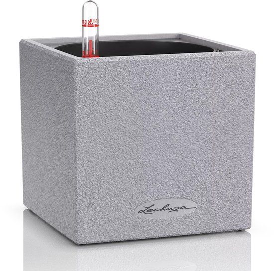 LECHUZA CANTO Stone 14 - Plantenbak - steengrijs