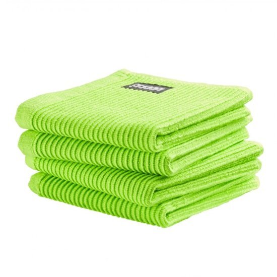 DDDDD vaatdoek Basic Clean bright green 30 x 30 cm per 4 stuks