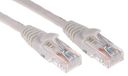RS PRO Ethernetkabel Cat.5e, 10m, witte patchkabel, A RJ45 U/UTP stekker, B RJ45, PVC