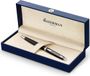 Waterman Hémisphère-balpen | Matzwart met chromen afwerking | Medium penpunt | Blauwe inkt | Geschenkverpakking
