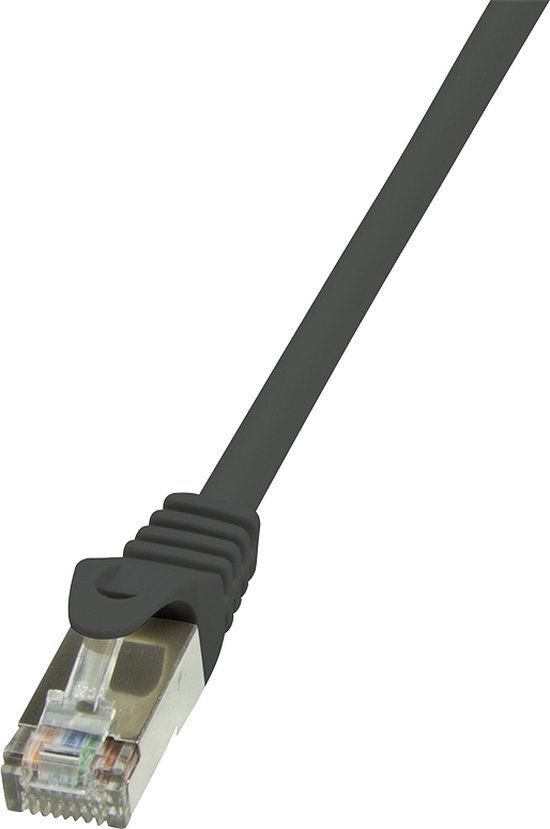 LogiLink 7.5m, Cat6 netwerkkabel Zwart 7,4 m F/UTP (FTP)