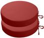 Ibenzoa® Coussin de siège rond imperméable confortable pour extérieur avec rembourrage en mousse à mémoire de luxe