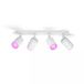 Philips Hue Fugato Opbouwspot - Wit en Gekleurd Licht - 4 Spots - Wit
