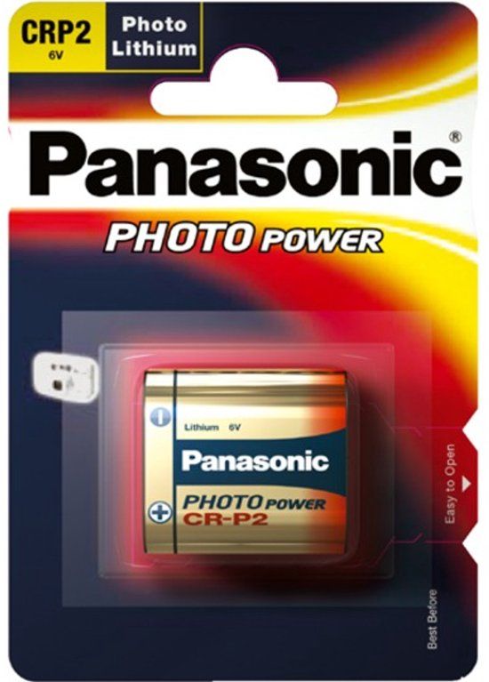 Panasonic CR-P2 - Fotobatterij - 6V - 1400 mAh - Lithium