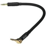 CESS-072 Rechte hoek naar Rechte 3.5mm Korte Aux Stereo Audio Kabel, 6"