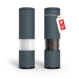 LARS NYSØM Lagom - Zout en Pepermolen Set (2 stuks) - Keramisch maalwerk met Instelbare Maalgraad - Roestvrijstaalen Zoutmolen Pepermolen (Stone Blue)