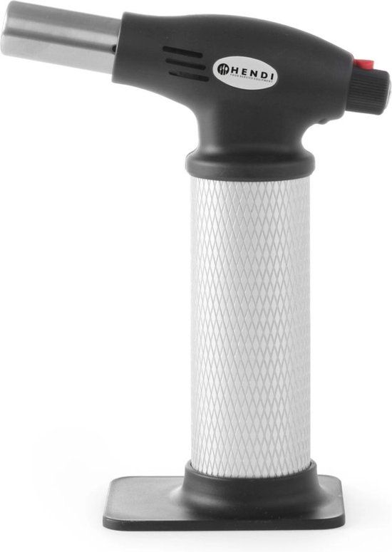Hendi Crème-Brûlée Brander Professional - Zwart - RVS
