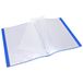 Waytex 931411 documentenmap, A4, 60 foto's, 30 hoezen, polypropyleen, blauw
