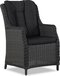 Garden Collections Buckingham Dining Tuinstoel Zwart Wicker