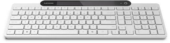 Lenovo 800 Zelfopladend Bluetooth-toetsenbord (wit) - QWERTY (VS Internationaal)