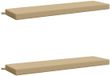vidaXL Coussins de banc SOEST 2 pièces 100% Polyester Beige 140 x 40 x 8 cm