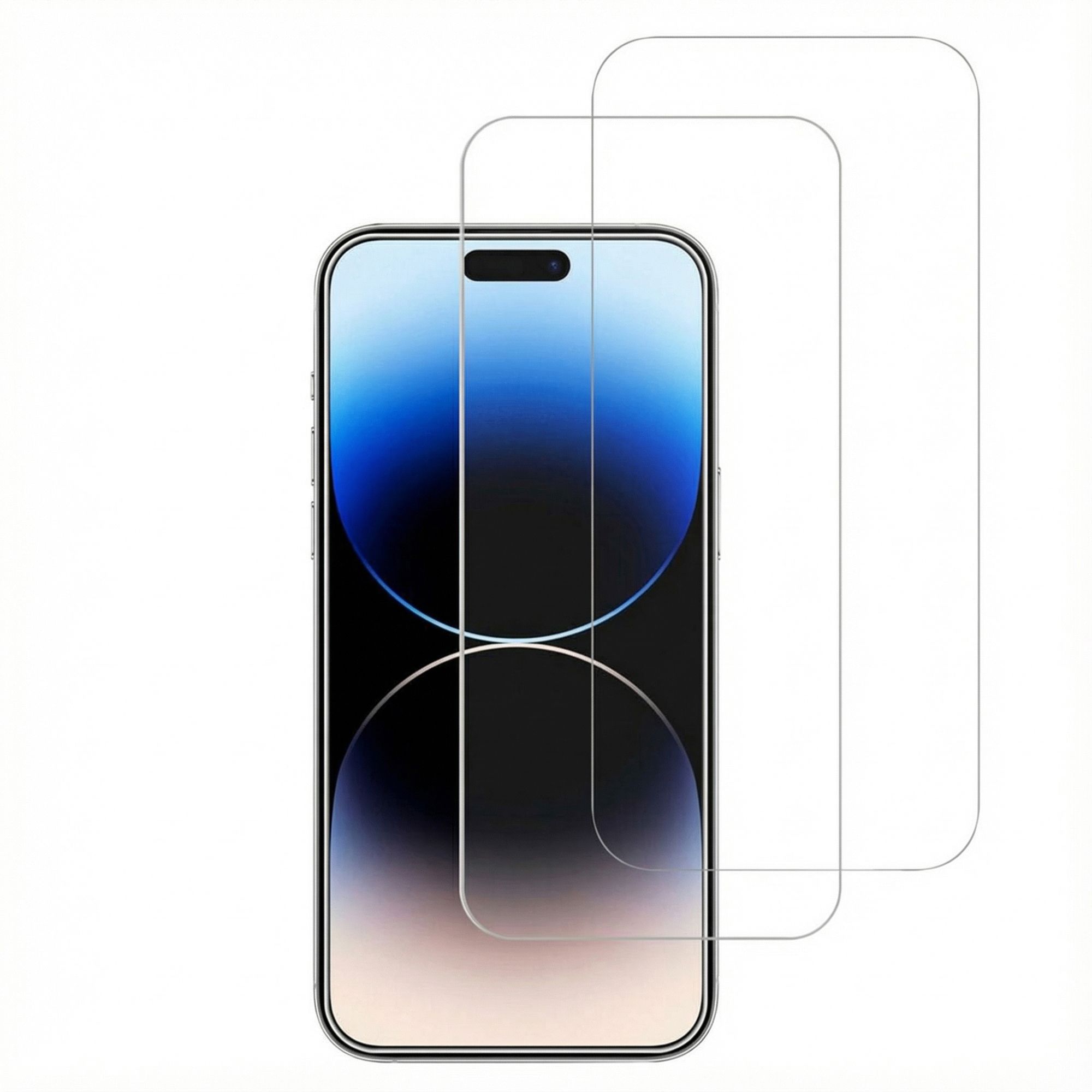 Accezz Gehard Glas Screenprotector 2-pack Apple iPhone 15 / 15 Pro / 16